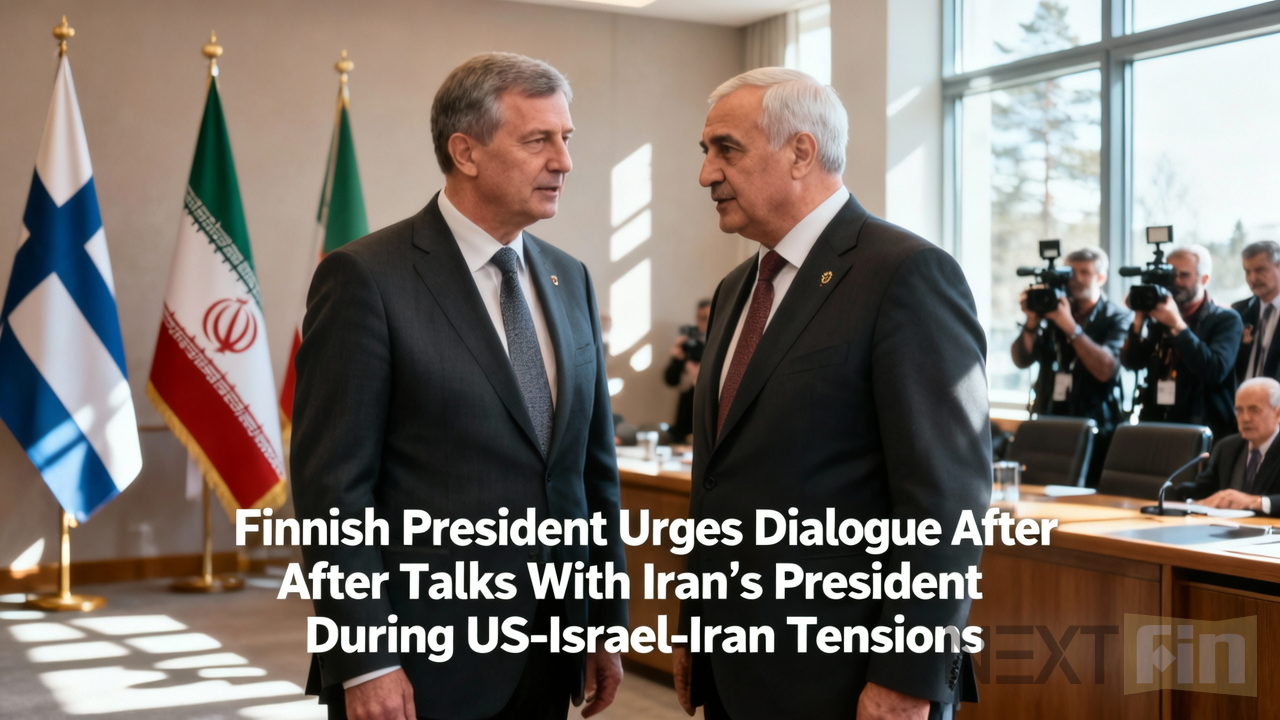 Finnish President Urges Dialogue After Talks With Iran's President During US-Israel-Iran Tensions