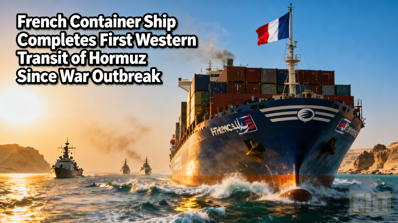 French Container Ship Completes First Western Transit of Hormuz Since War Outbreak