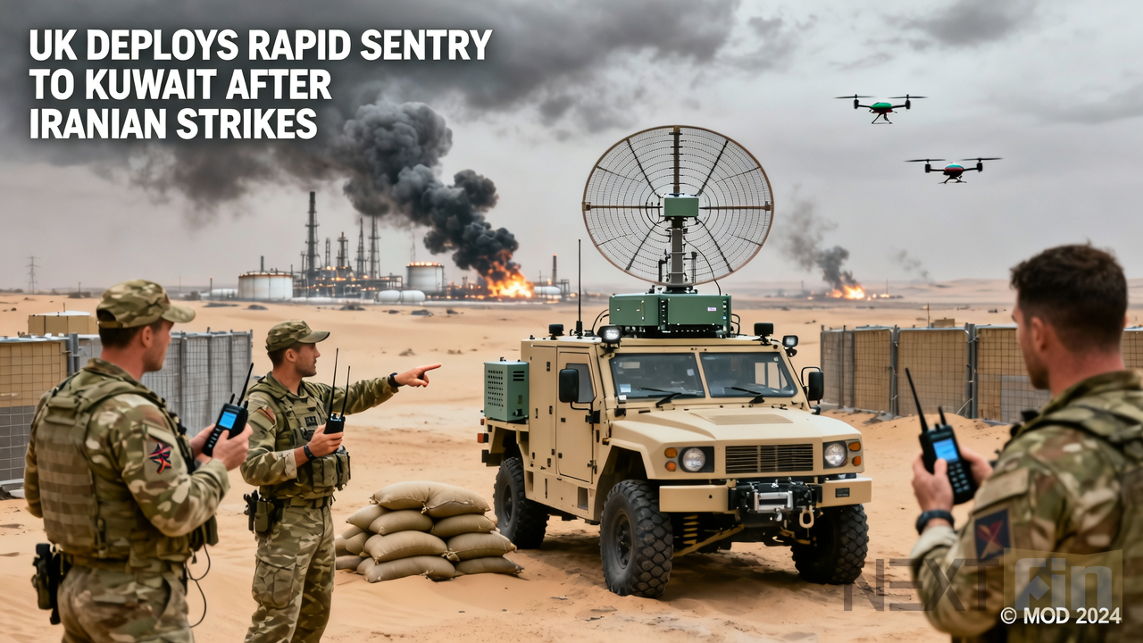 UK Deploys Rapid Sentry Anti-Drone System to Kuwait Following Iranian Strikes on Energy Hubs