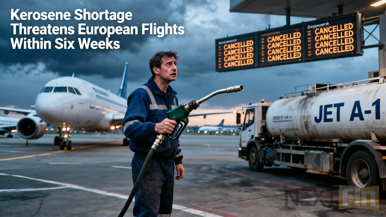 Kerosene Shortage Threatens European Flights Within Six Weeks