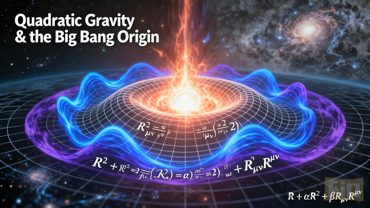 Quadratic gravity model offers new mathematical framework for the Big Bang origin