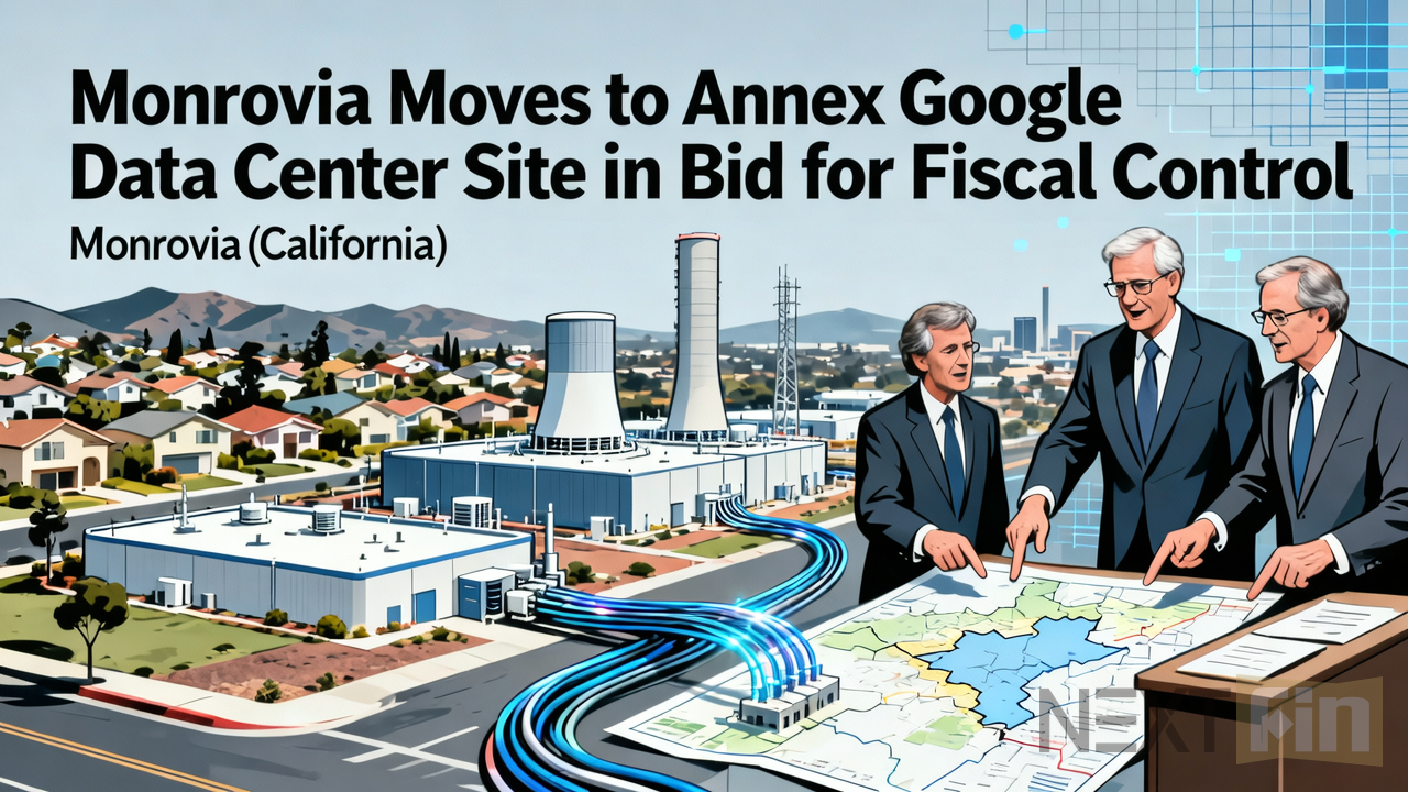 Monrovia Moves to Annex Google Data Center Site in Bid for Fiscal Control