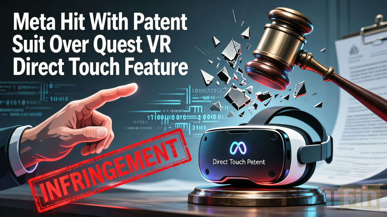 Meta Hit With Patent Suit Over Quest VR Direct Touch Feature