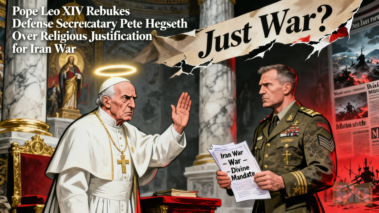 Pope Leo XIV Rebukes Defense Secretary Hegseth Over Religious Justification for Iran War