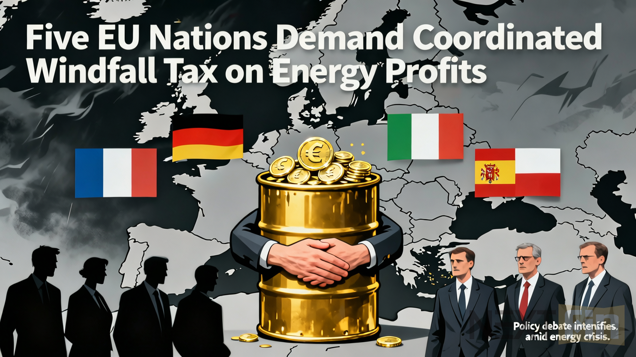 Five EU Nations Demand Coordinated Windfall Tax on Energy Profits