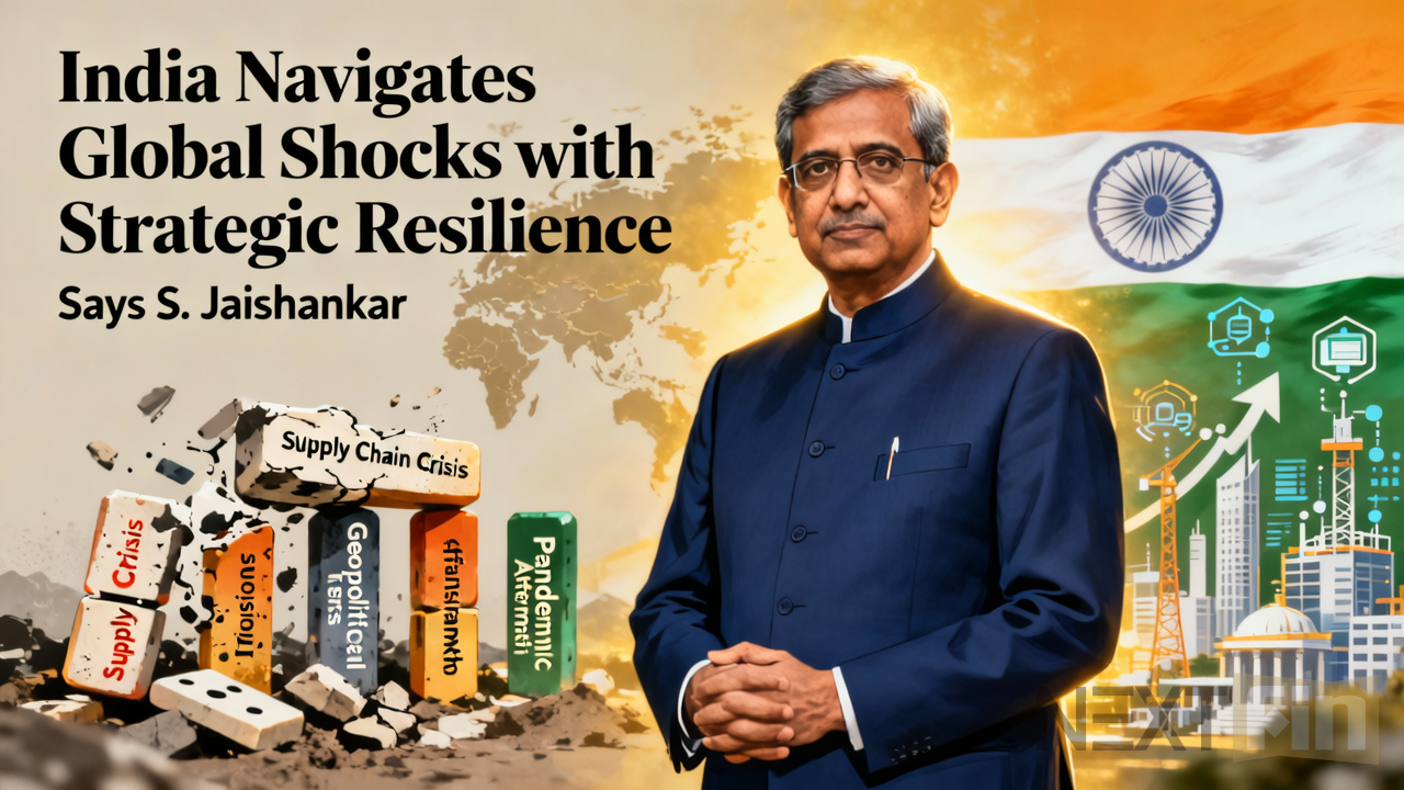 India Navigates Global Shocks with Strategic Resilience Says S Jaishankar