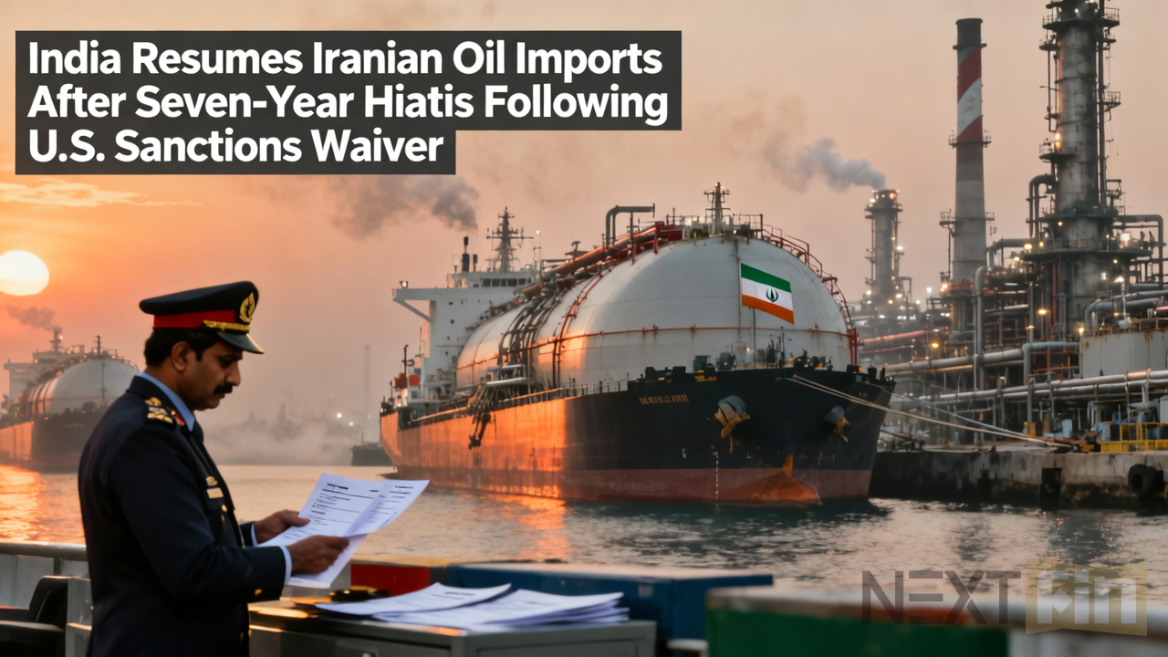 India Resumes Iranian Oil Imports After Seven-Year Hiatus Following U.S. Sanctions Waiver