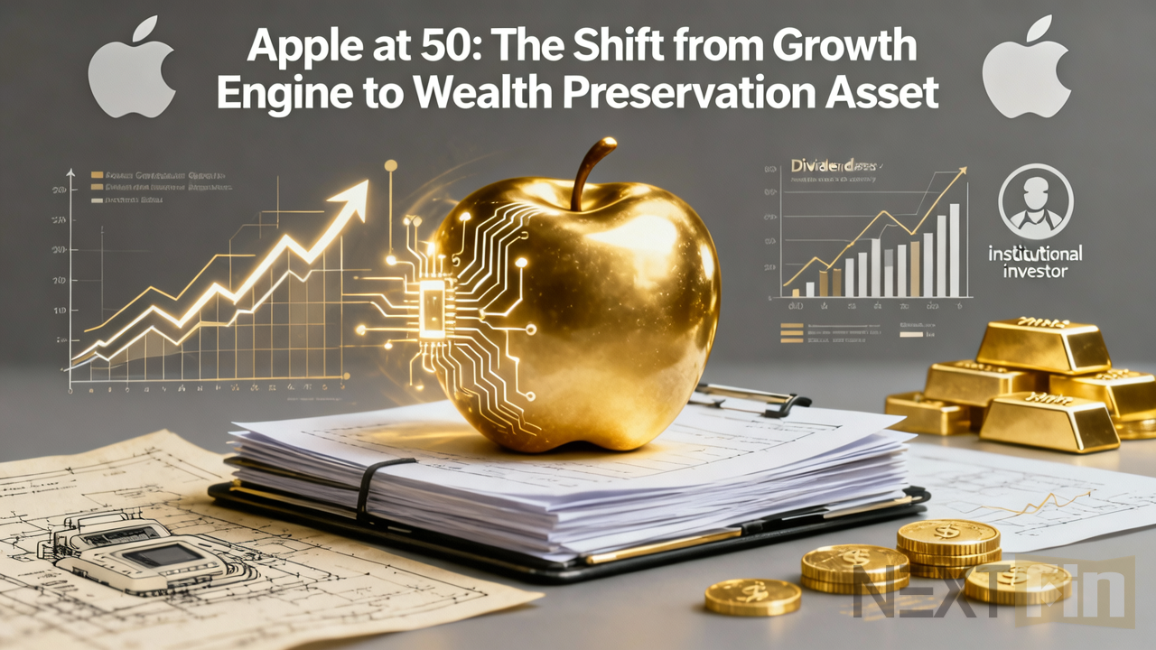 Apple at 50: The Shift from Growth Engine to Wealth Preservation Asset