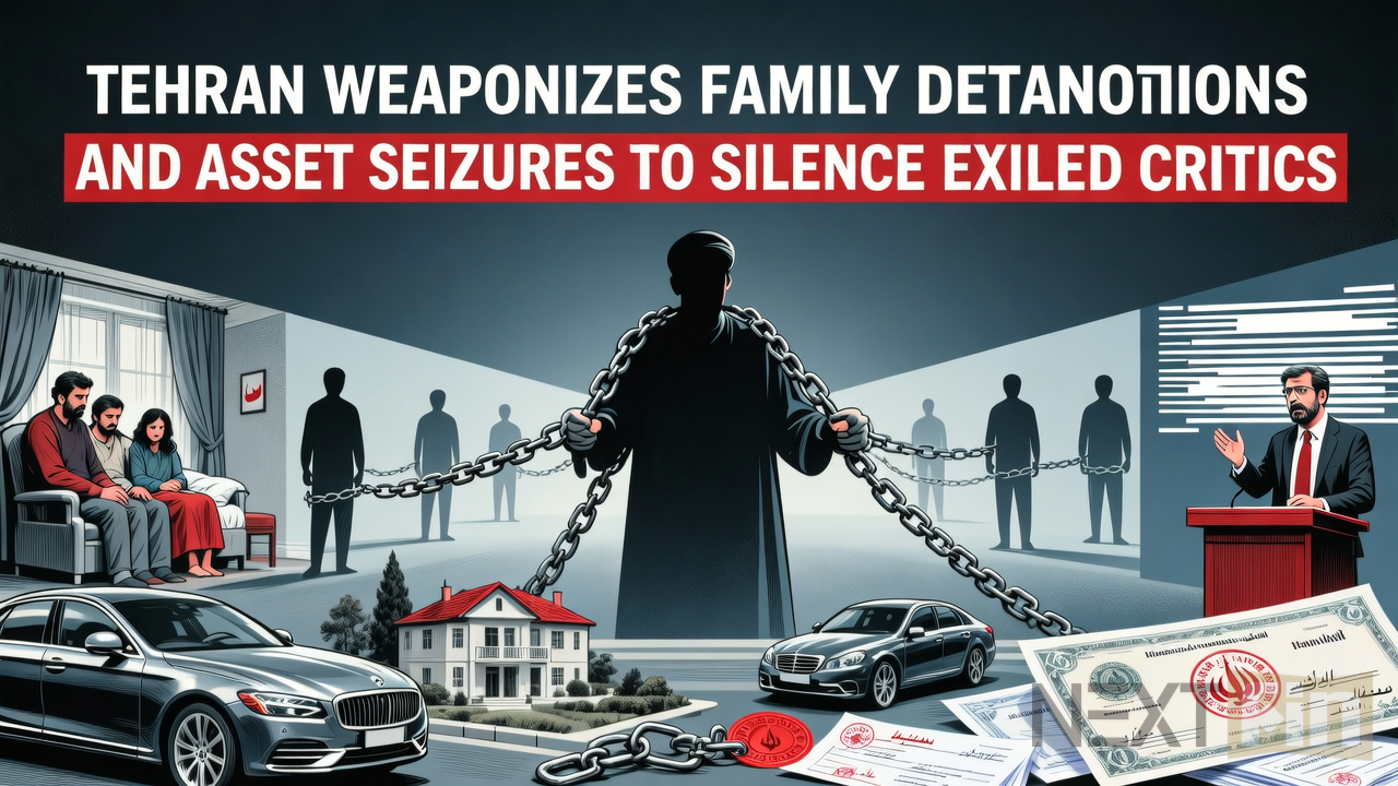 Tehran Weaponizes Family Detentions and Asset Seizures to Silence Exiled Critics