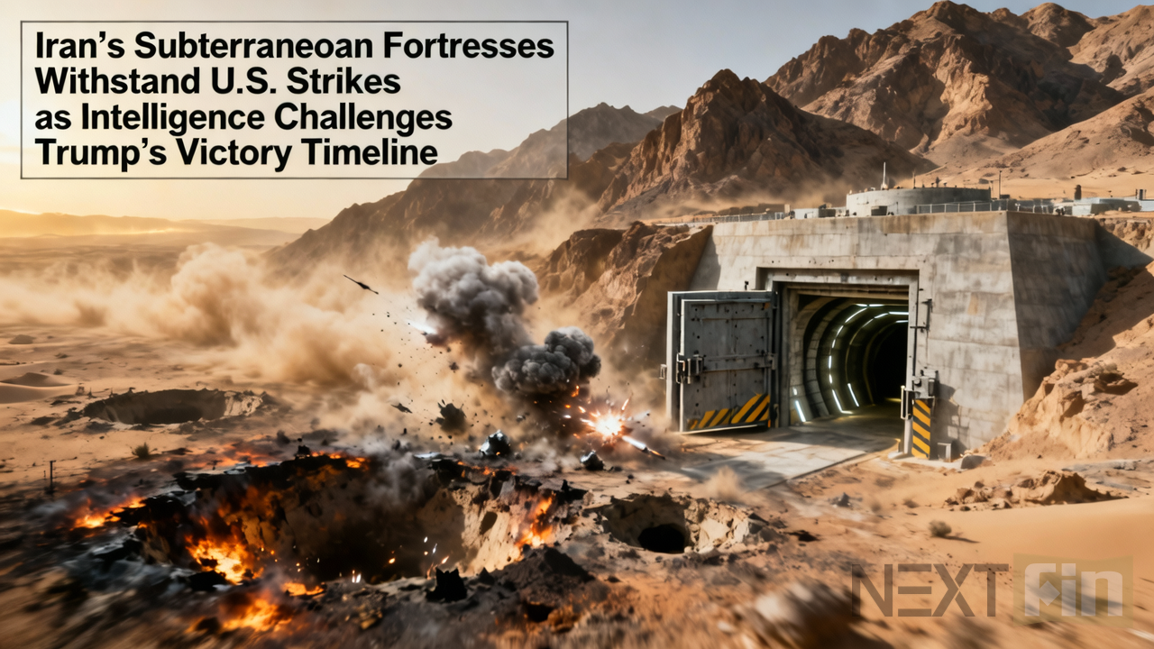 Iran’s Subterranean Fortresses Withstand U.S. Strikes as Intelligence Challenges Trump’s Victory Timeline
