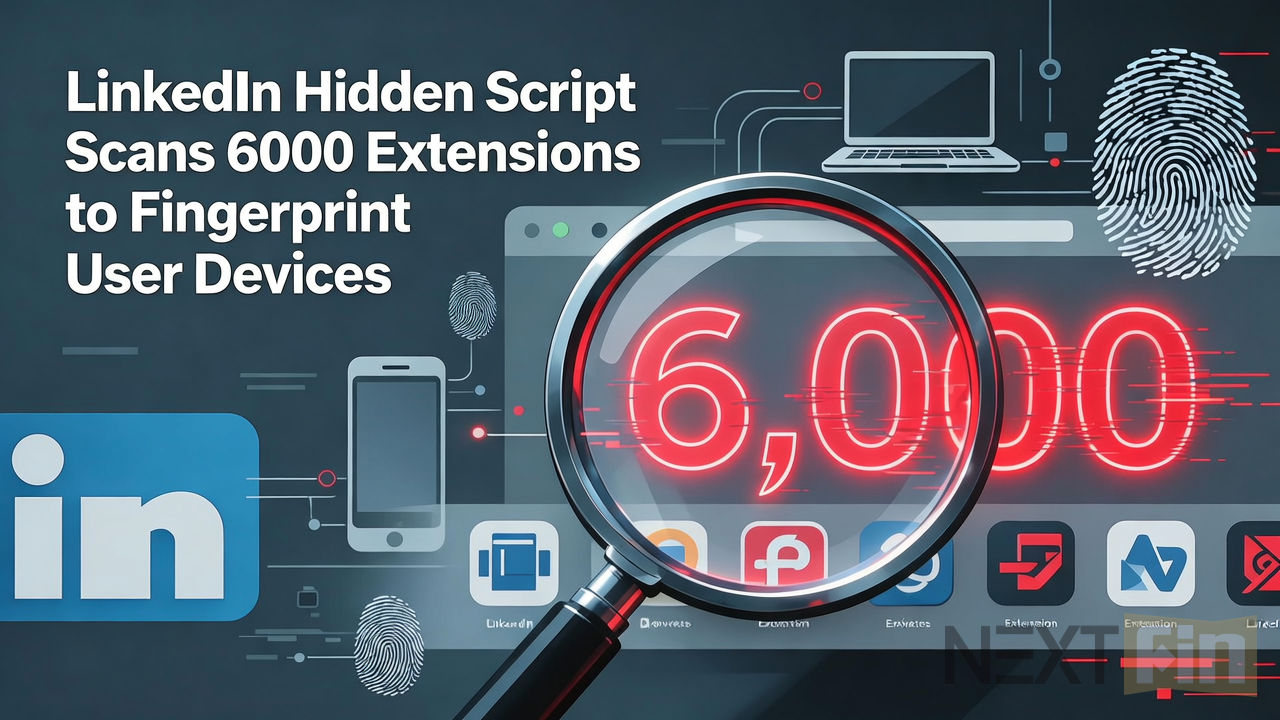 LinkedIn Hidden Script Scans 6,000 Extensions to Fingerprint User Devices