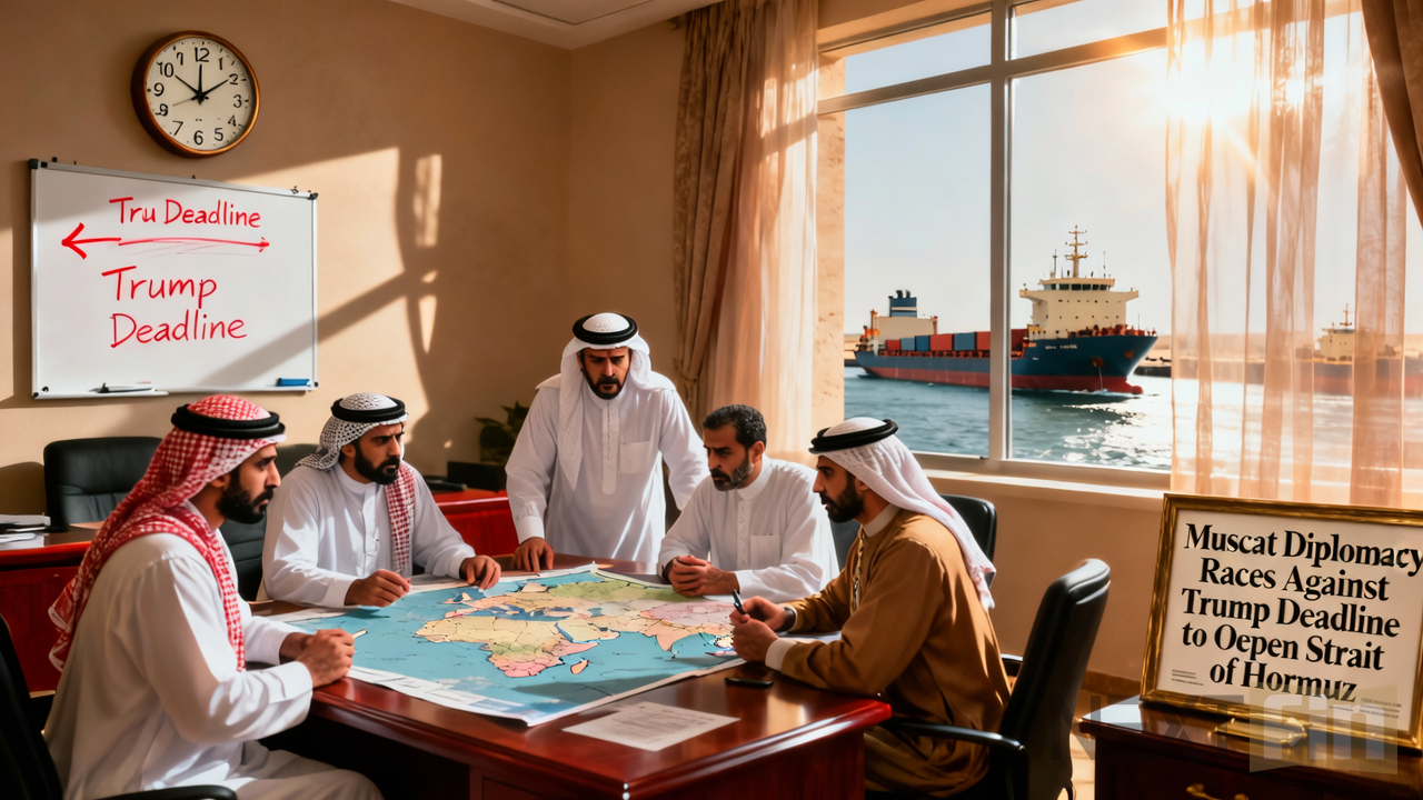 Muscat Diplomacy Races Against Trump Deadline to Reopen Strait of Hormuz