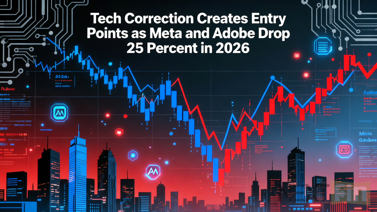 Tech Correction Creates Entry Points as Meta and Adobe Drop 25 Percent in 2026