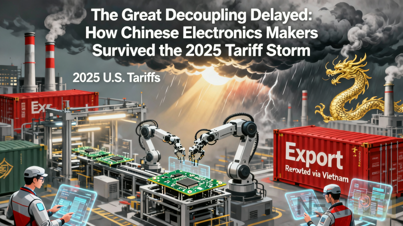 The Great Decoupling Delayed: How Chinese Electronics Makers Survived the 2025 Tariff Storm