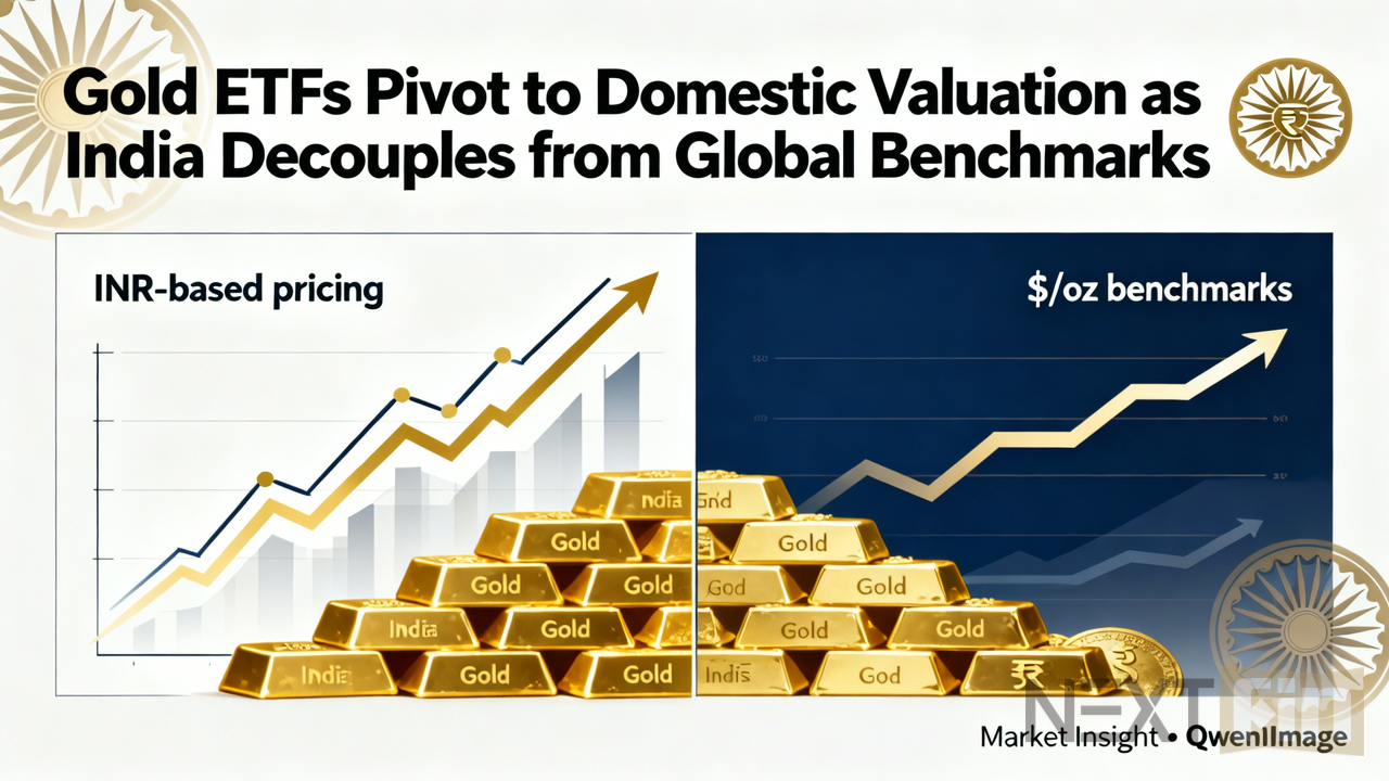 Gold ETFs Pivot to Domestic Valuation as India Decouples from Global Benchmarks