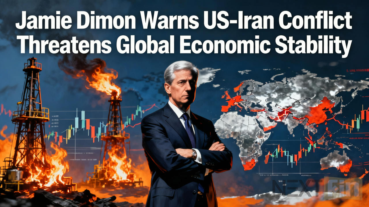 Jamie Dimon Warns US-Iran Conflict Threatens Global Economic Stability
