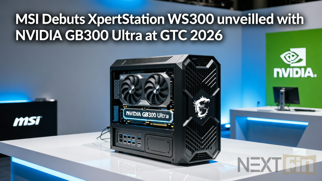 MSI Debuts XpertStation WS300 with NVIDIA GB300 Ultra at GTC 2026