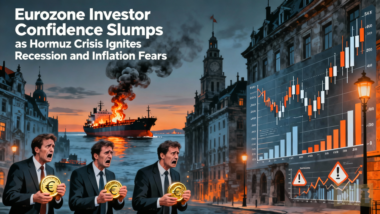 Eurozone Investor Confidence Slumps as Hormuz Crisis Ignites Recession and Inflation Fears