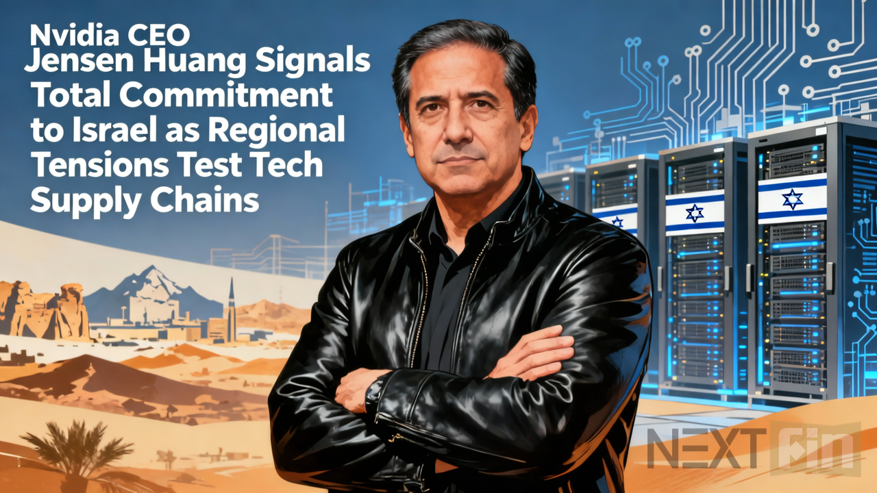 Nvidia CEO Jensen Huang Signals Total Commitment to Israel as Regional Tensions Test Tech Supply Chains