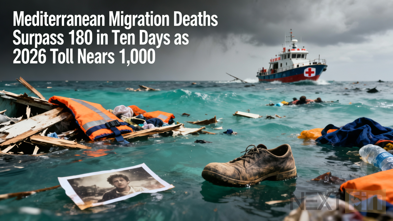 Mediterranean Migration Deaths Surpass 180 in Ten Days as 2026 Toll nears 1,000