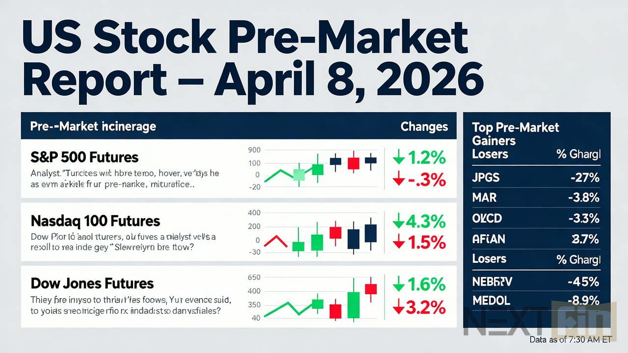 US Stock Pre-Market Report - April 8, 2026