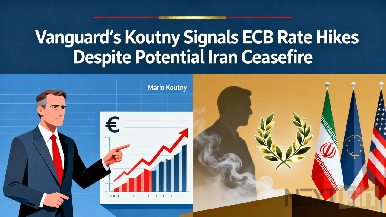 Vanguard’s Koutny Signals ECB Rate Hikes Despite Potential Iran Ceasefire