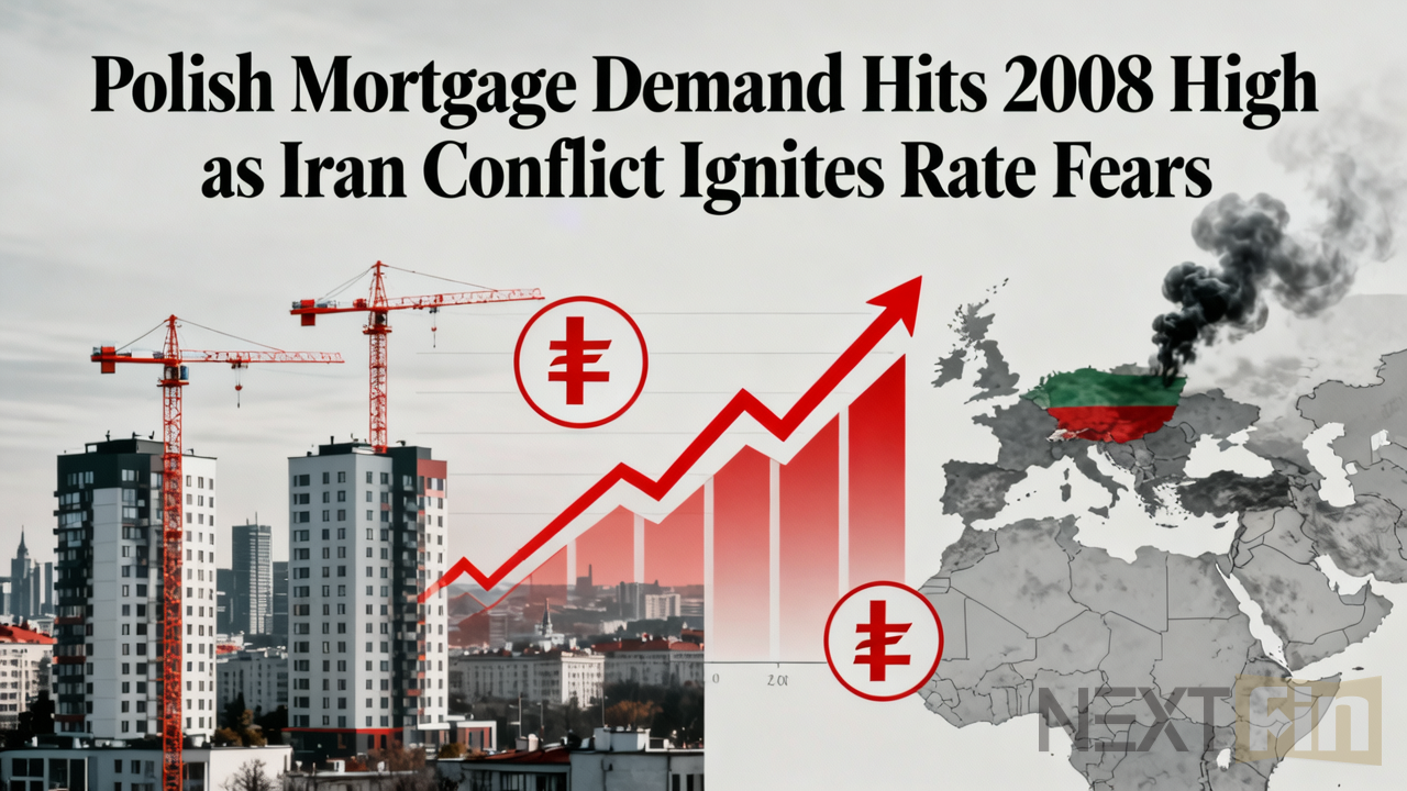 Polish Mortgage Demand Hits 2008 High as Iran Conflict Ignites Rate Fears