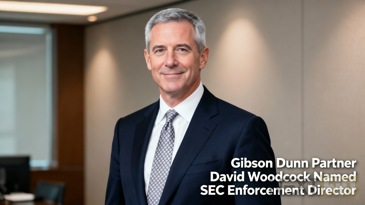 Gibson Dunn Partner David Woodcock Named SEC Enforcement Director