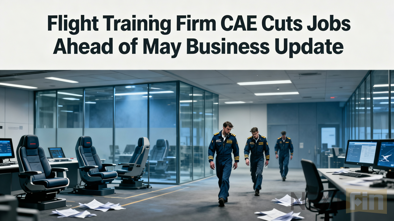 Flight Training Firm CAE Cuts Jobs Ahead of May Business Update