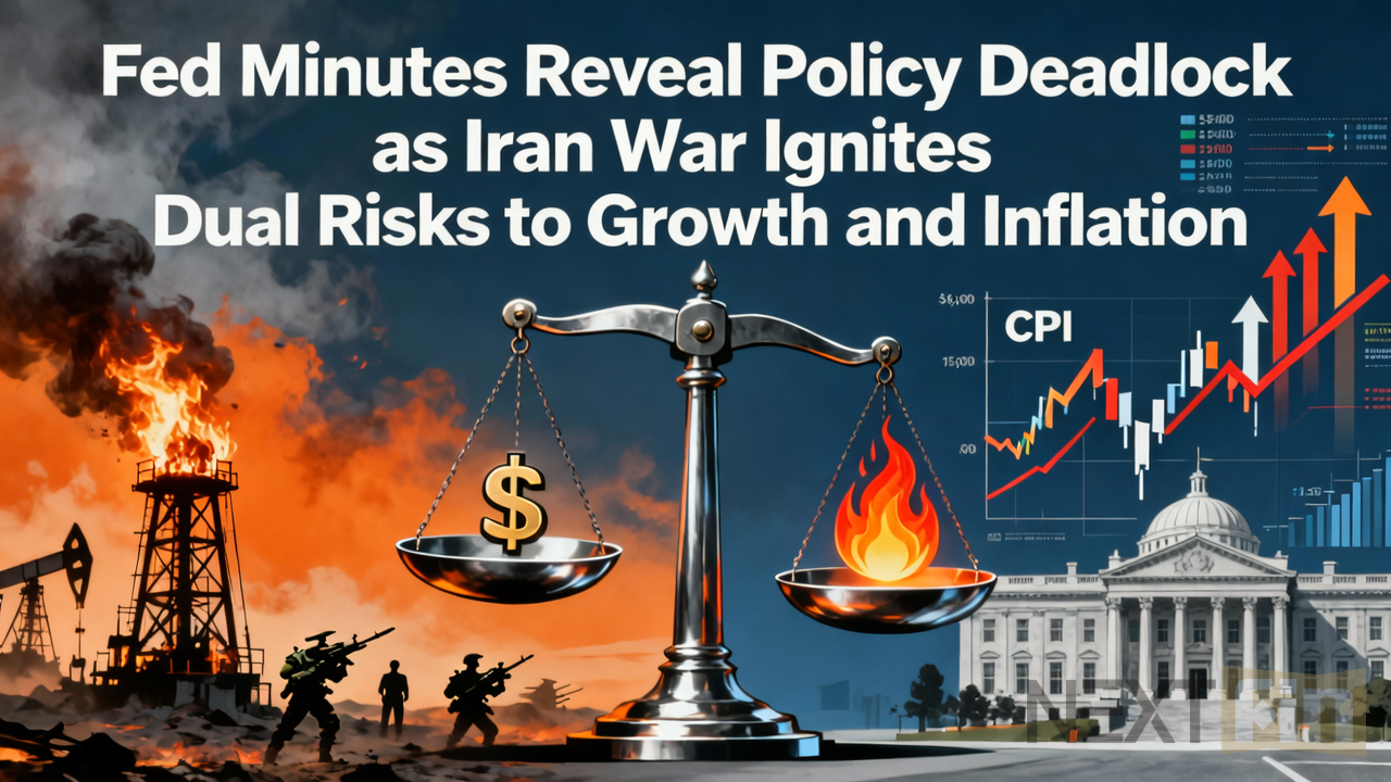 Fed Minutes Reveal Policy Deadlock as Iran War Ignites Dual Risks to Growth and Inflation