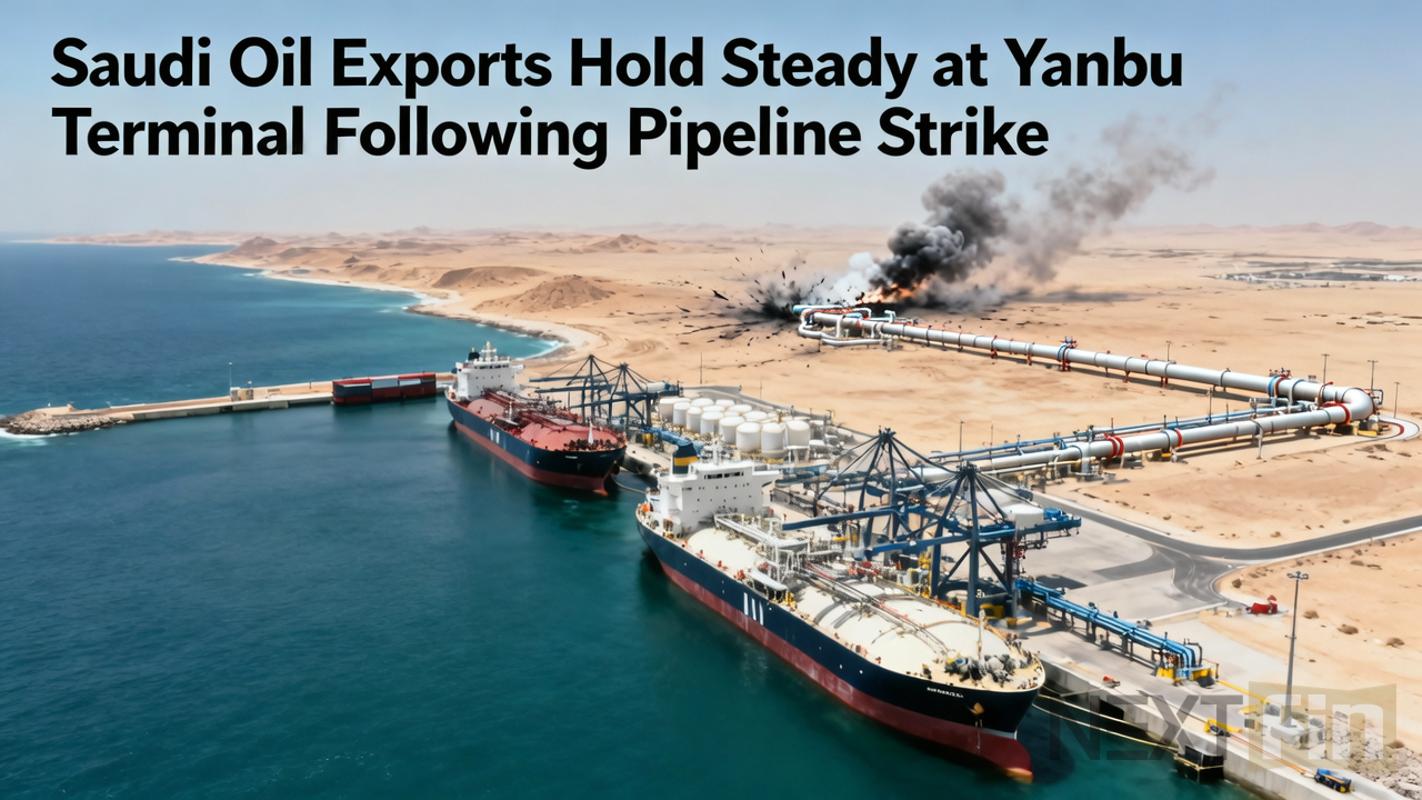 Saudi Oil Exports Hold Steady at Yanbu Terminal Following Pipeline Strike