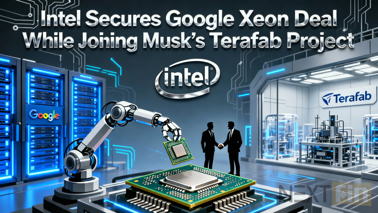 Intel Secures Google Xeon Deal While Joining Musk’s Terafab Project