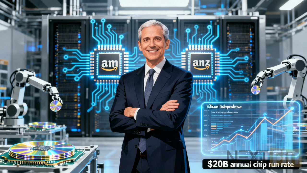 Amazon CEO Andy Jassy Signals Silicon Independence with $20 Billion Chip Run Rate