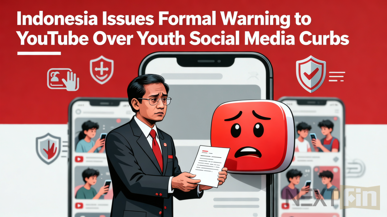 Indonesia Issues Formal Warning to YouTube Over Youth Social Media Curbs