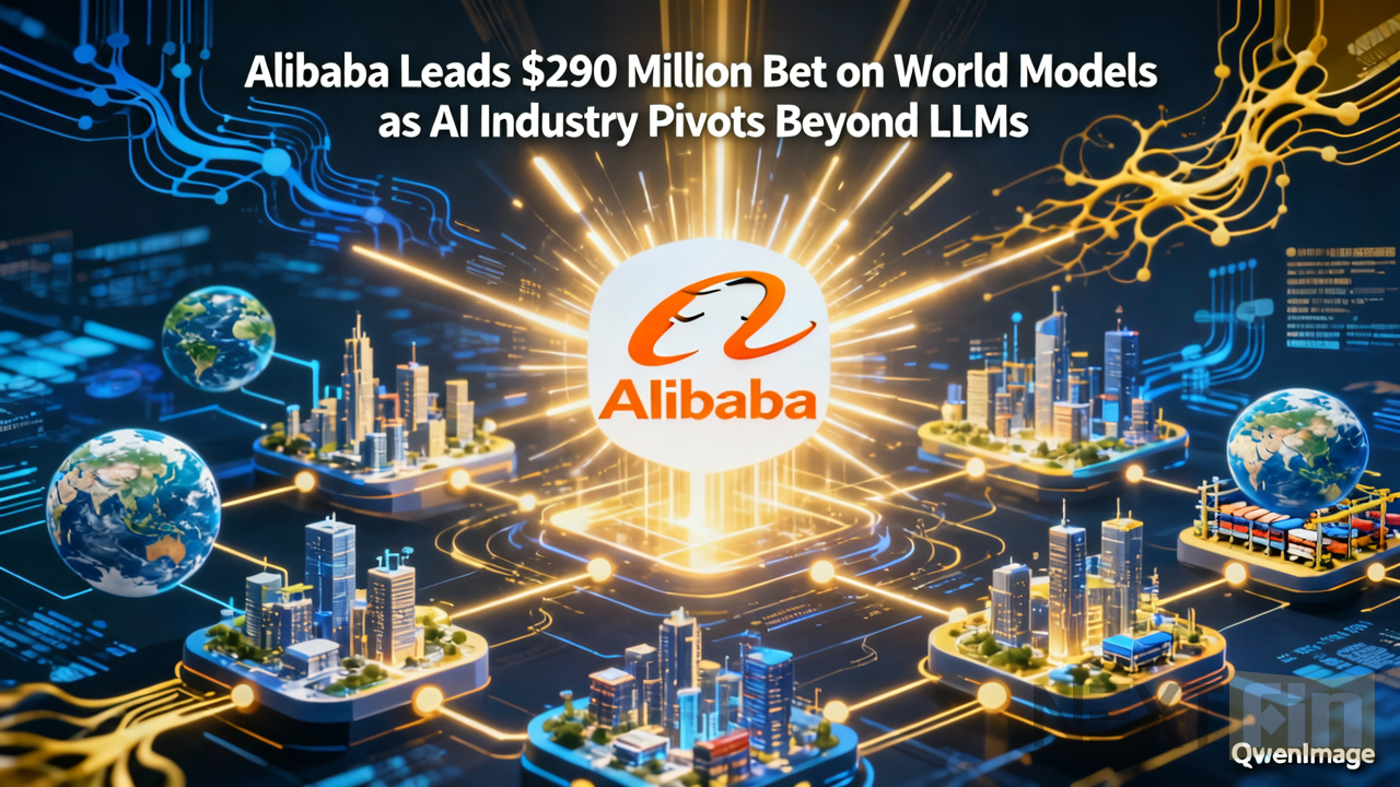 Alibaba Leads $290 Million Bet on World Models as AI Industry Pivots Beyond LLMs