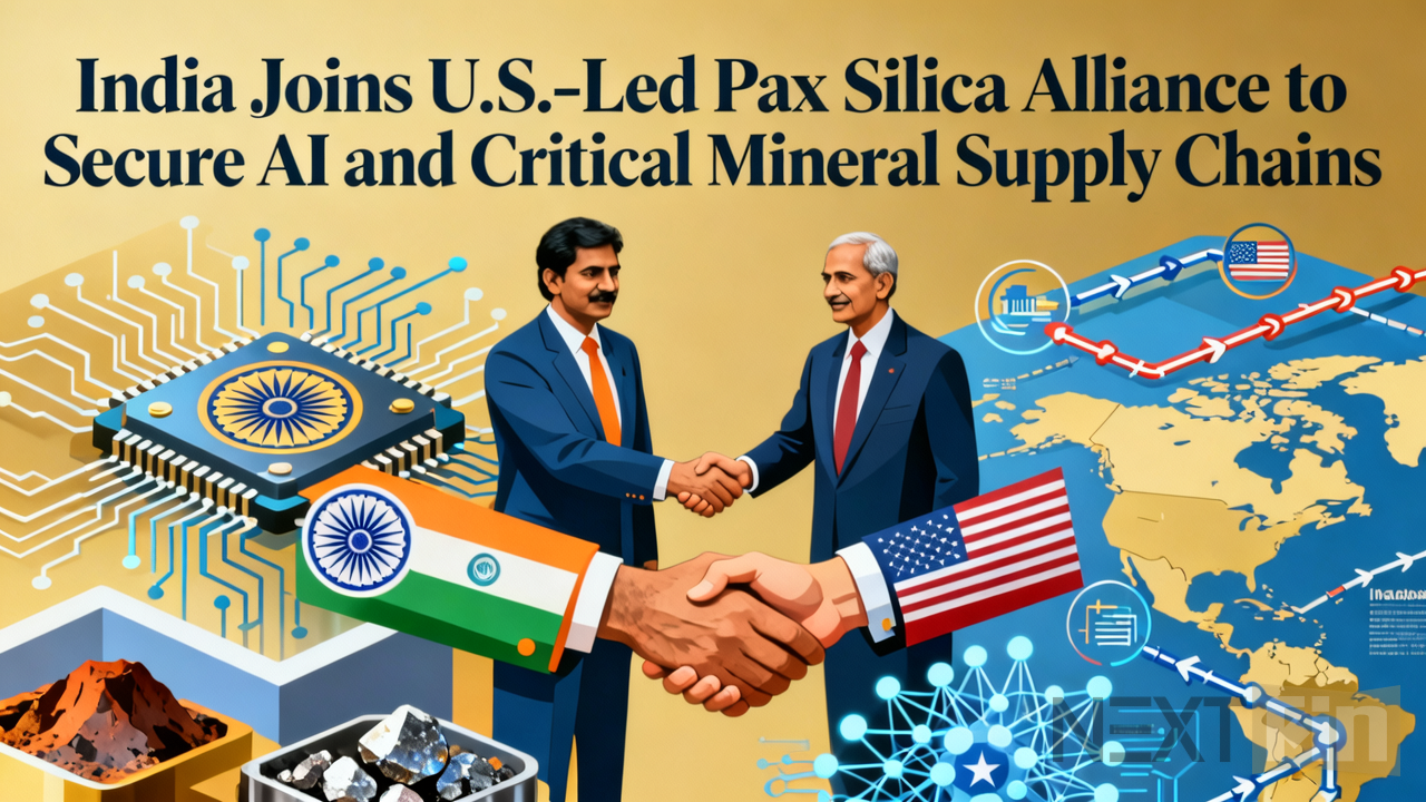 India Joins U.S.-Led Pax Silica Alliance to Secure AI and Critical Mineral Supply Chains