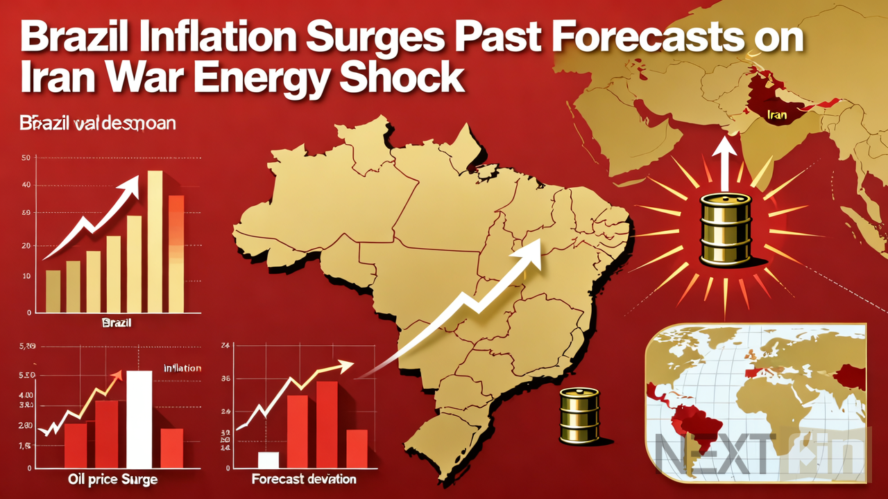 Brazil Inflation Surges Past Forecasts on Iran War Energy Shock