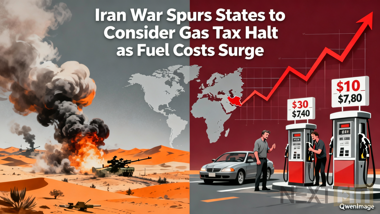 Iran War Spurs States to Consider Gas Tax Halt as Fuel Costs Surge