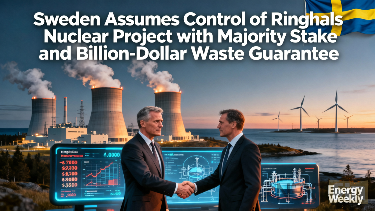 Sweden Assumes Control of Ringhals Nuclear Project with Majority Stake and Billion-Dollar Waste Guarantee