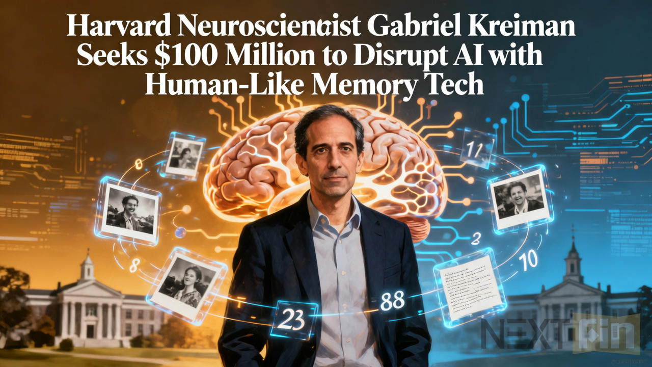 Harvard Neuroscientist Gabriel Kreiman Seeks $100 Million to Disrupt AI with Human-Like Memory Tech