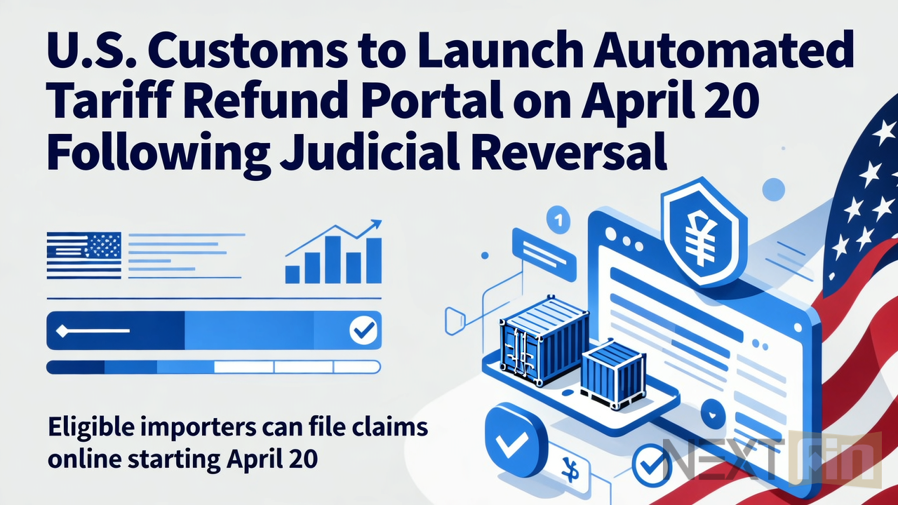 U.S. Customs to Launch Automated Tariff Refund Portal on April 20 Following Judicial Reversal