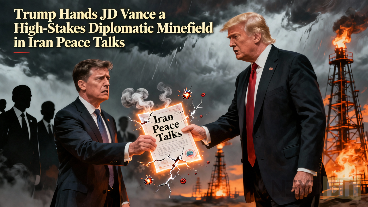 Trump Hands JD Vance a High-Stakes Diplomatic Minefield in Iran Peace Talks