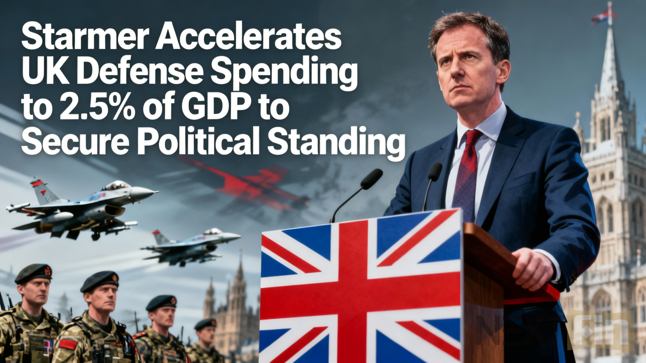 Starmer Accelerates UK Defense Spending to 2.5% of GDP to Secure Political Standing