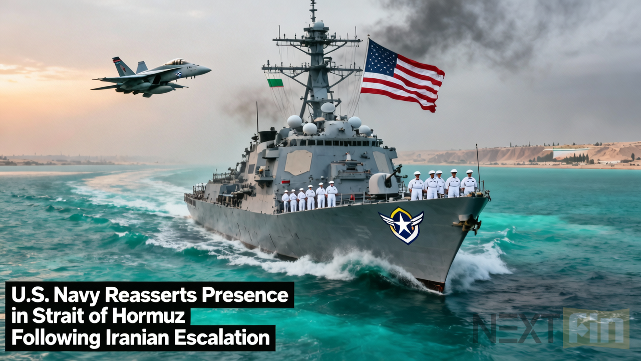 U.S. Navy Reasserts Presence in Strait of Hormuz Following Iranian Escalation