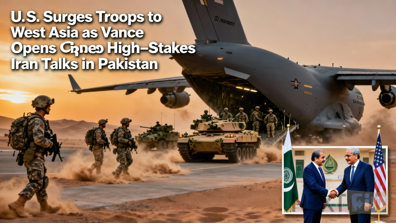 U.S. Surges Troops to West Asia as Vance Opens High-Stakes Iran Talks in Pakistan