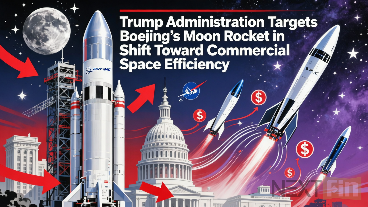 Trump Administration Targets Boeing’s Moon Rocket in Shift Toward Commercial Space Efficiency