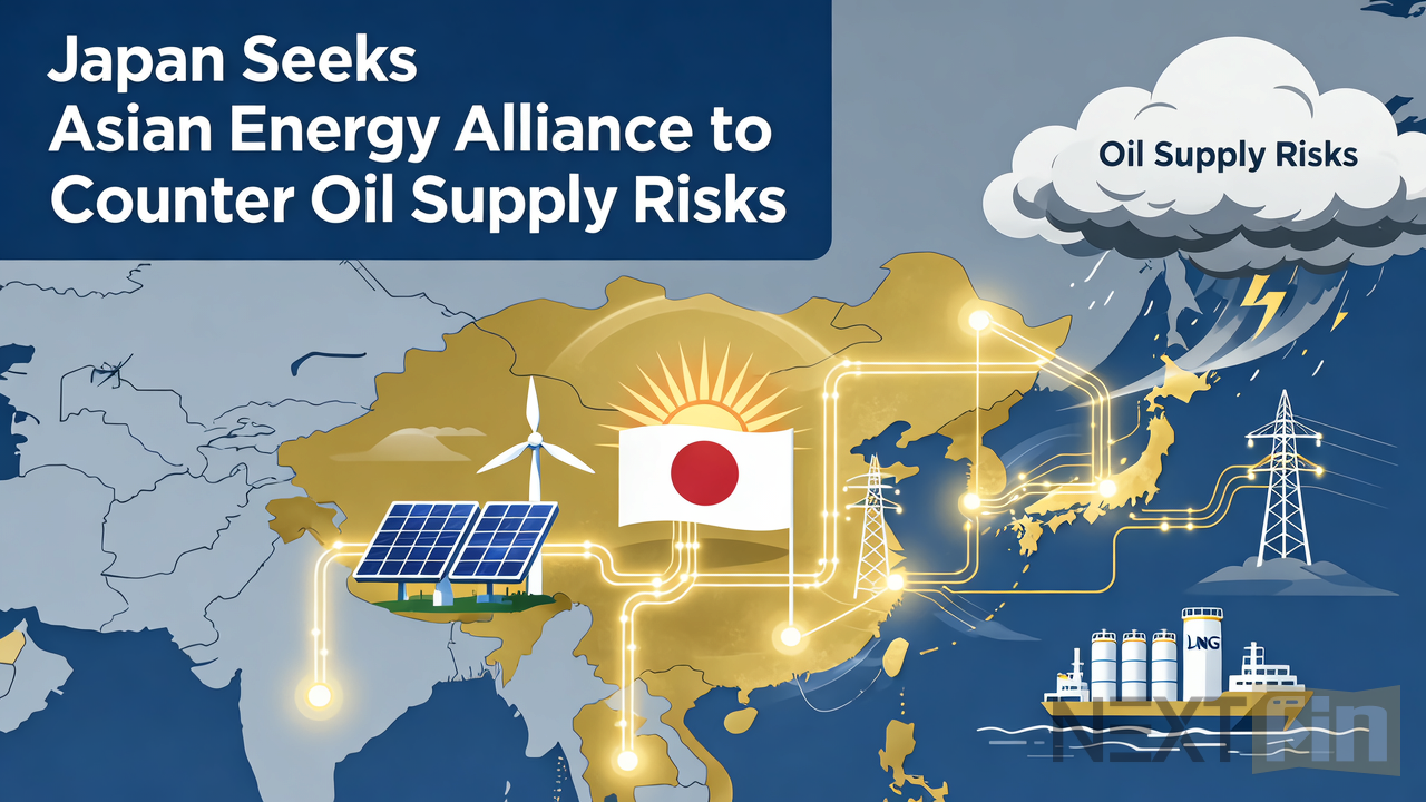 Japan Seeks Asian Energy Alliance to Counter Oil Supply Risks
