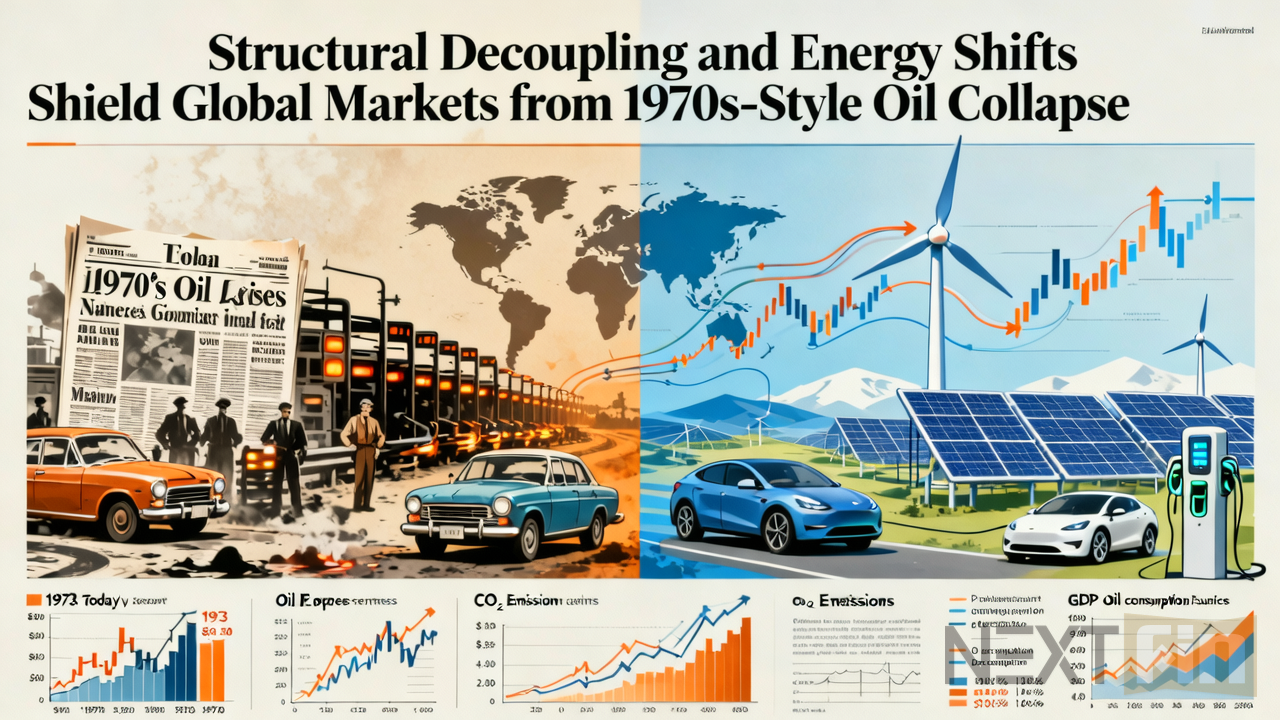 Structural Decoupling and Energy Shifts Shield Global Markets from 1970s-Style Oil Collapse