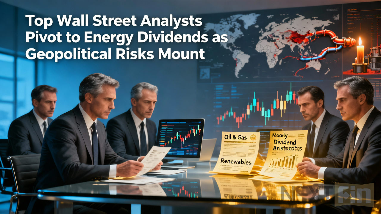 Top Wall Street Analysts Pivot to Energy Dividends as Geopolitical Risks Mount