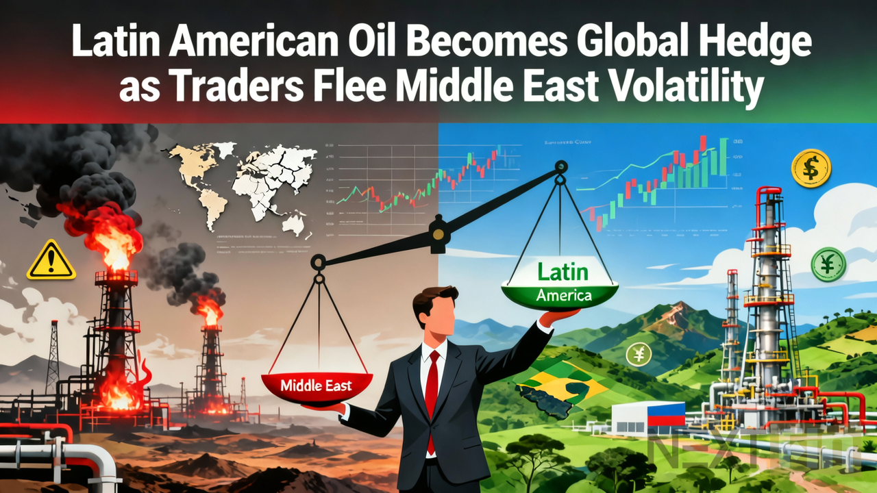 Latin American Oil Becomes Global Hedge as Traders Flee Middle East Volatility